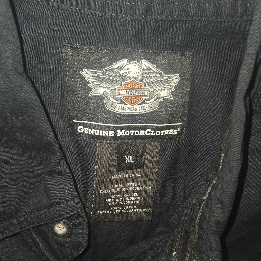 Harley-Davidson Men's Dark Casual Shirt - Picture 2 of 8